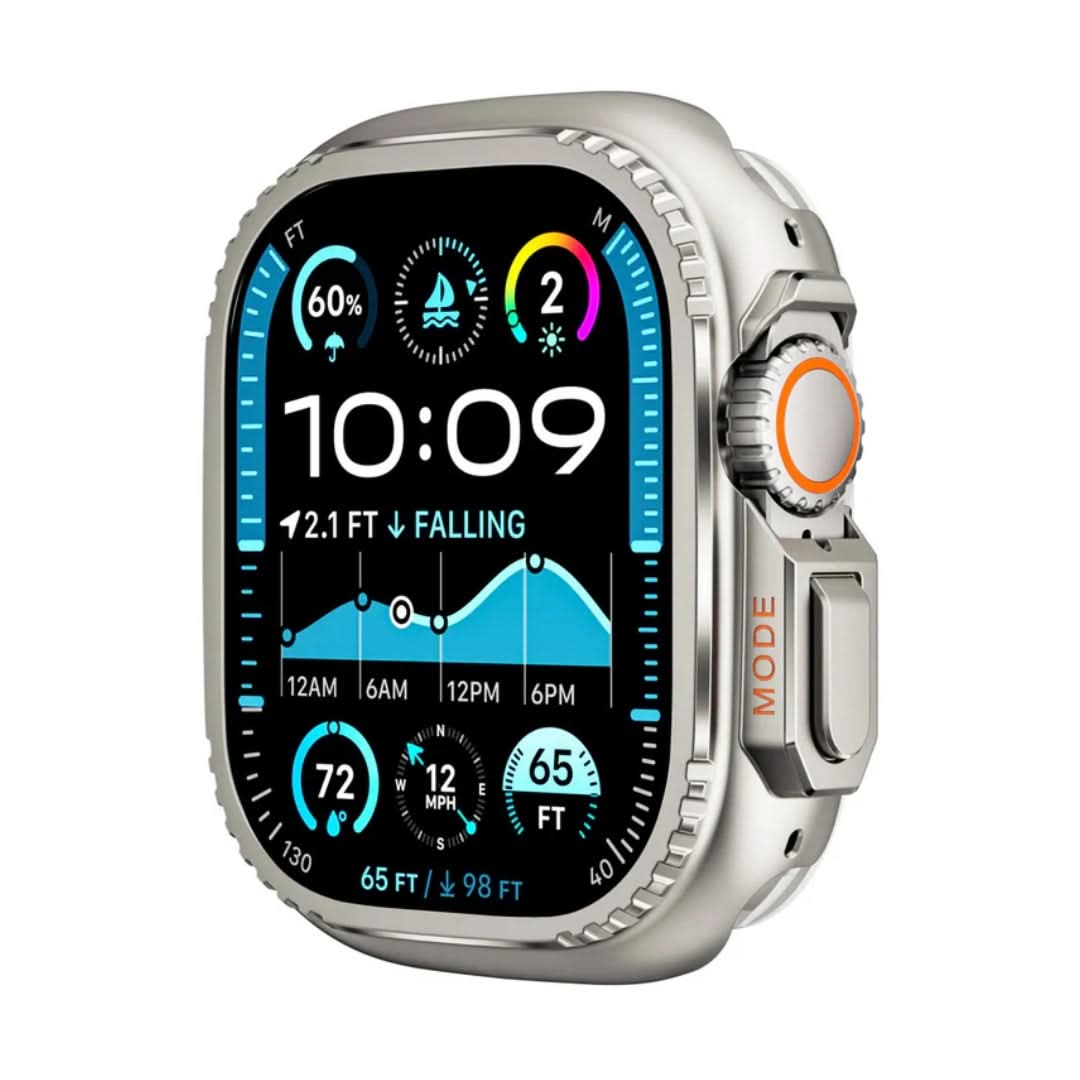 Titan Shield - Metalen case voor Apple Watch